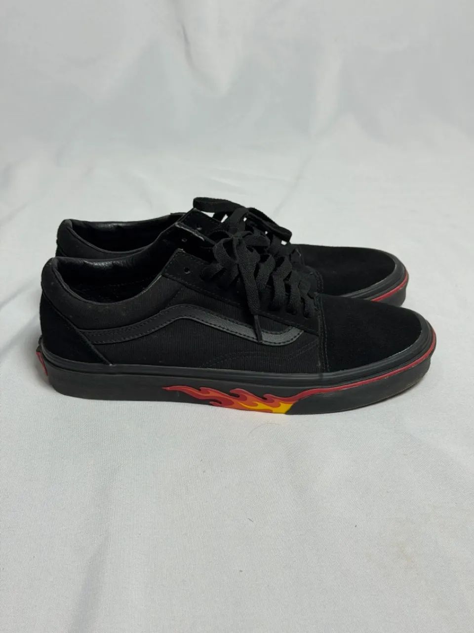tênis vans flames preto 41 - Foto 4