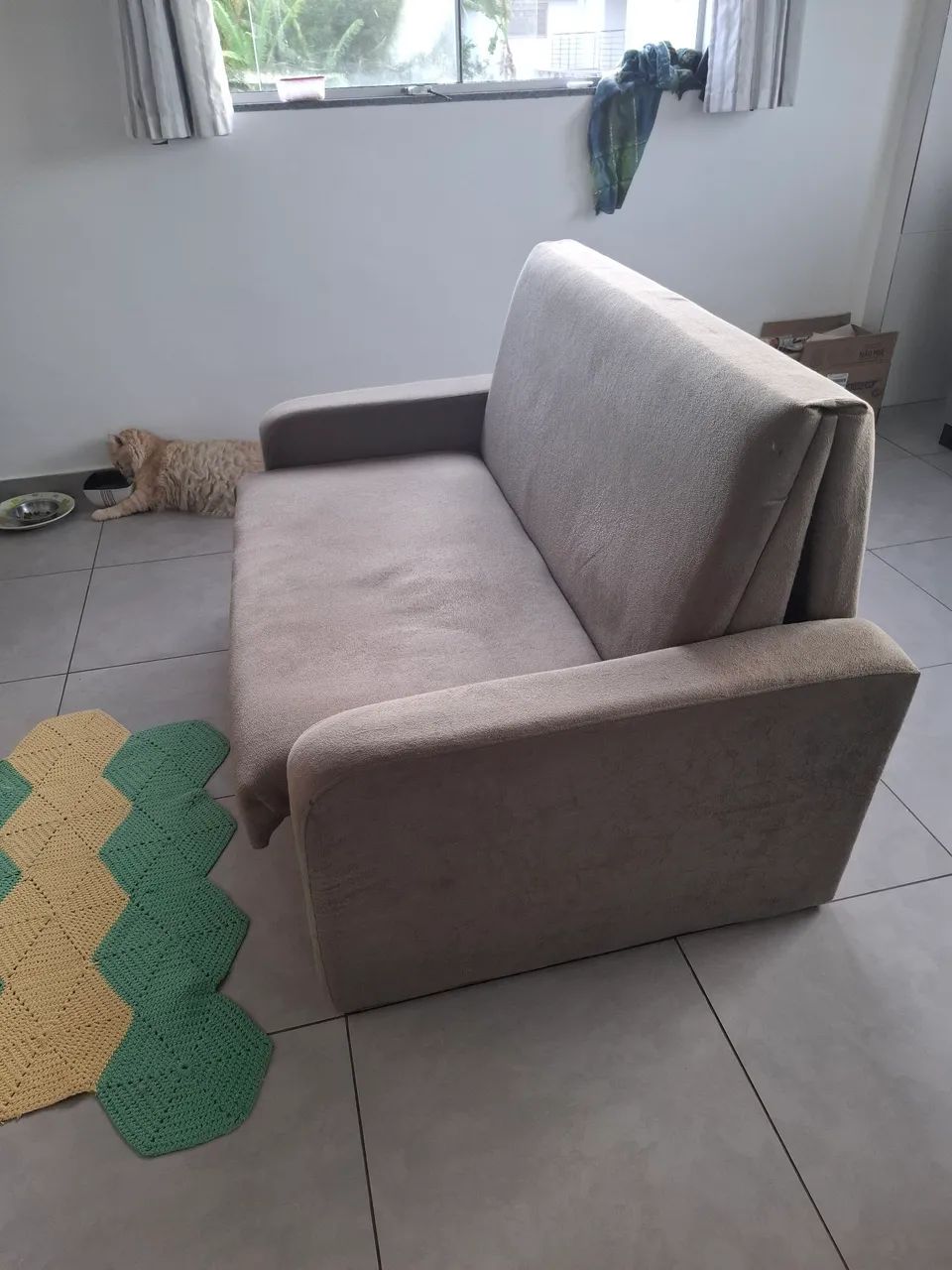 SOFÁ CAMA COM BAÚ  - Foto 2