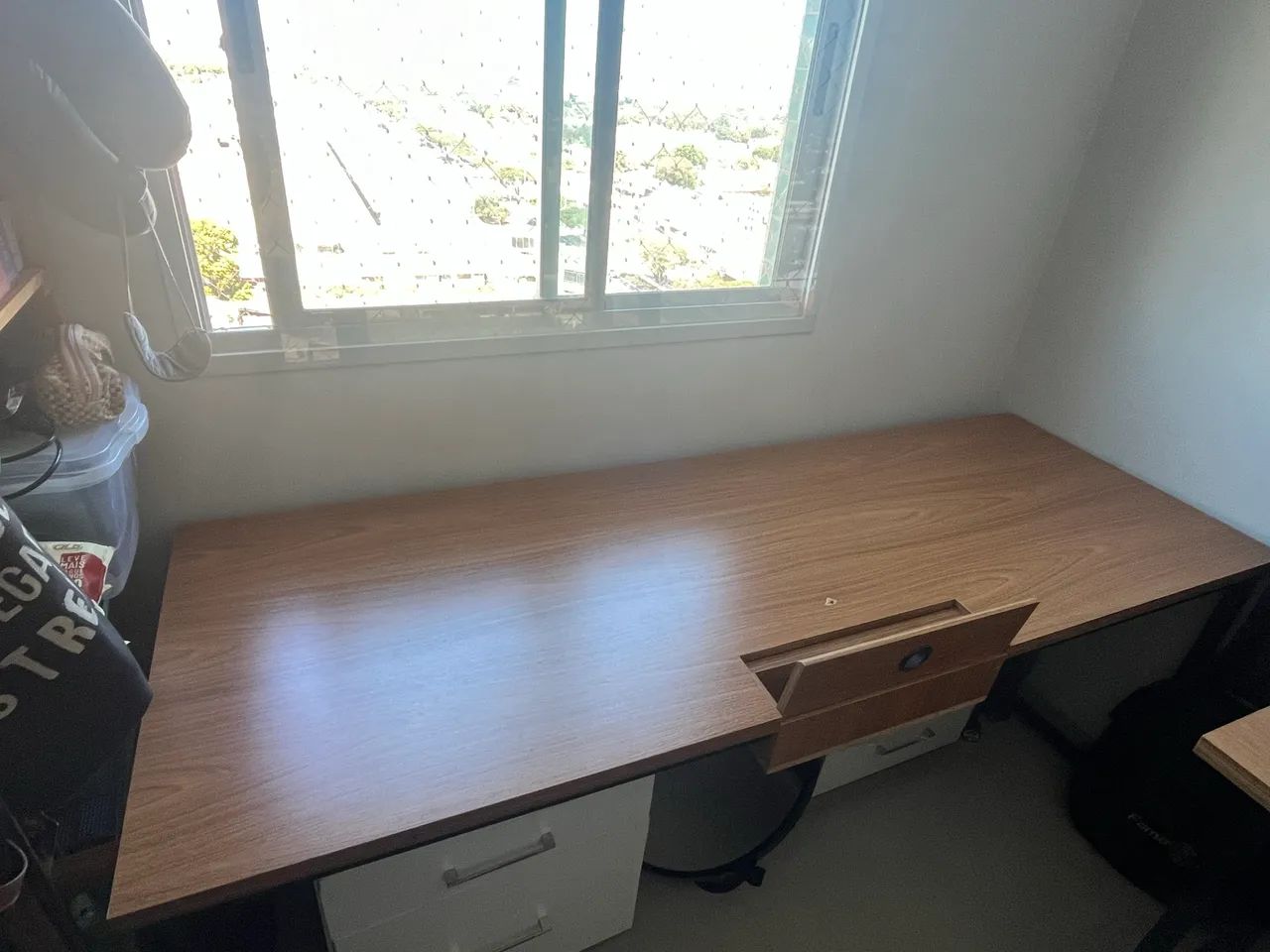 Mesa de escritório e estudo estilo industrial - Foto 3