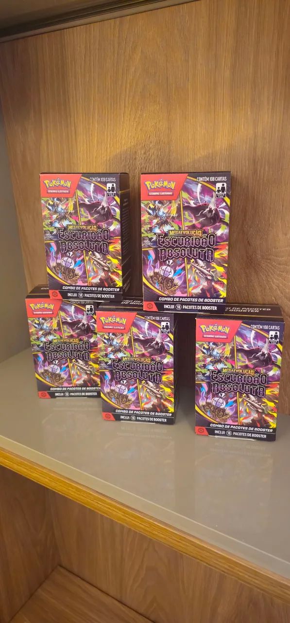 Pokémon Combo de Boosters - Escuridão Absoluta - Foto 3