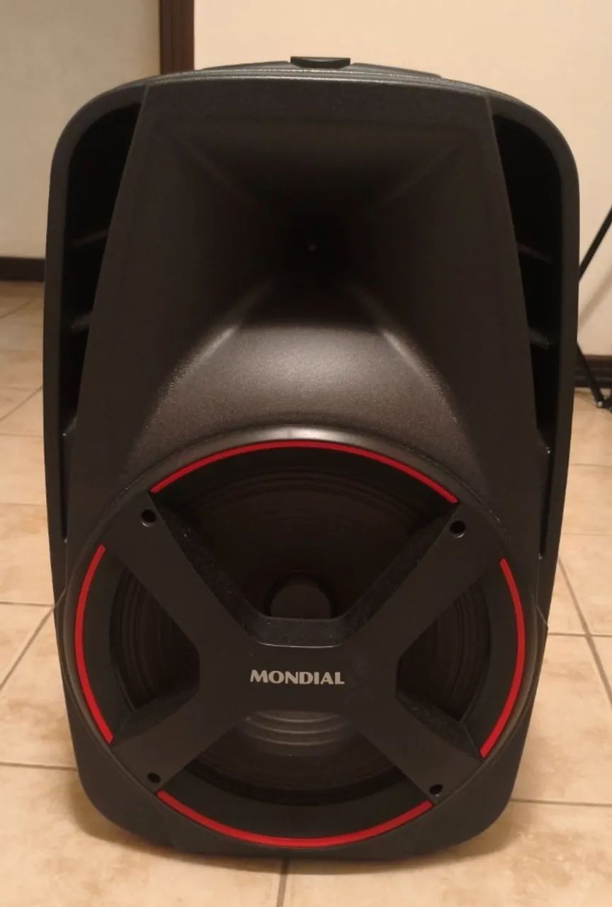 Caixa de Som Amplificada Mondial Connect Power Plus CM-550 Bluetooth 550W