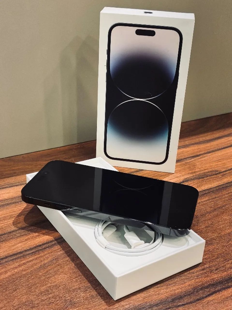 iPhone 14 Pro Max 256GB Preto - 82% saúde bateria - único dono