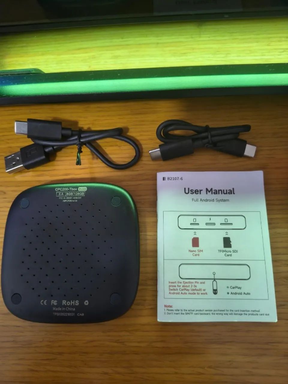CARLINKIT CPC200-TBOX PLUS 8GB/128GB - ANDROID COMPLETO NO CARRO CARLINKIT CPC200-TBOX PLUS 8GB/128GB - ANDROID COMPLETO NO CARRO
