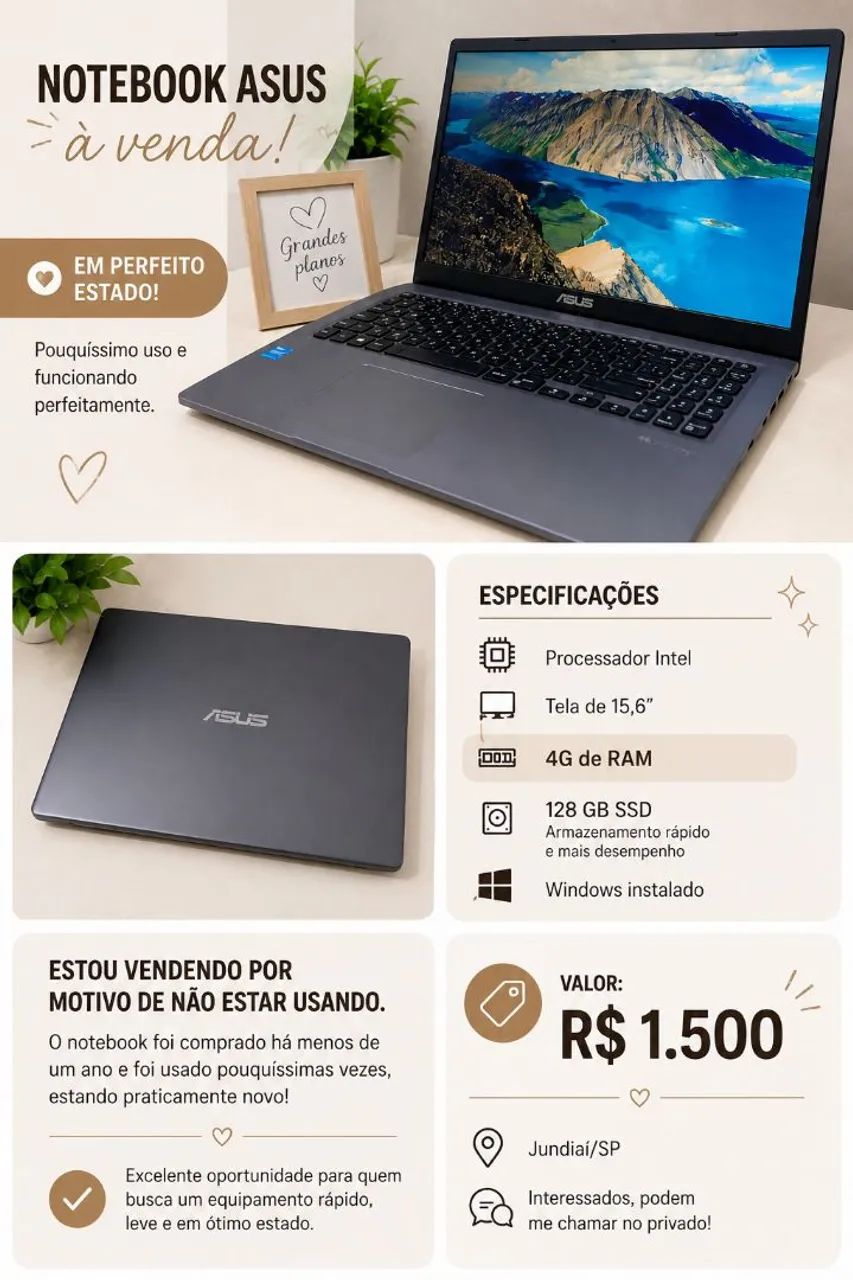 Notebook Asus 