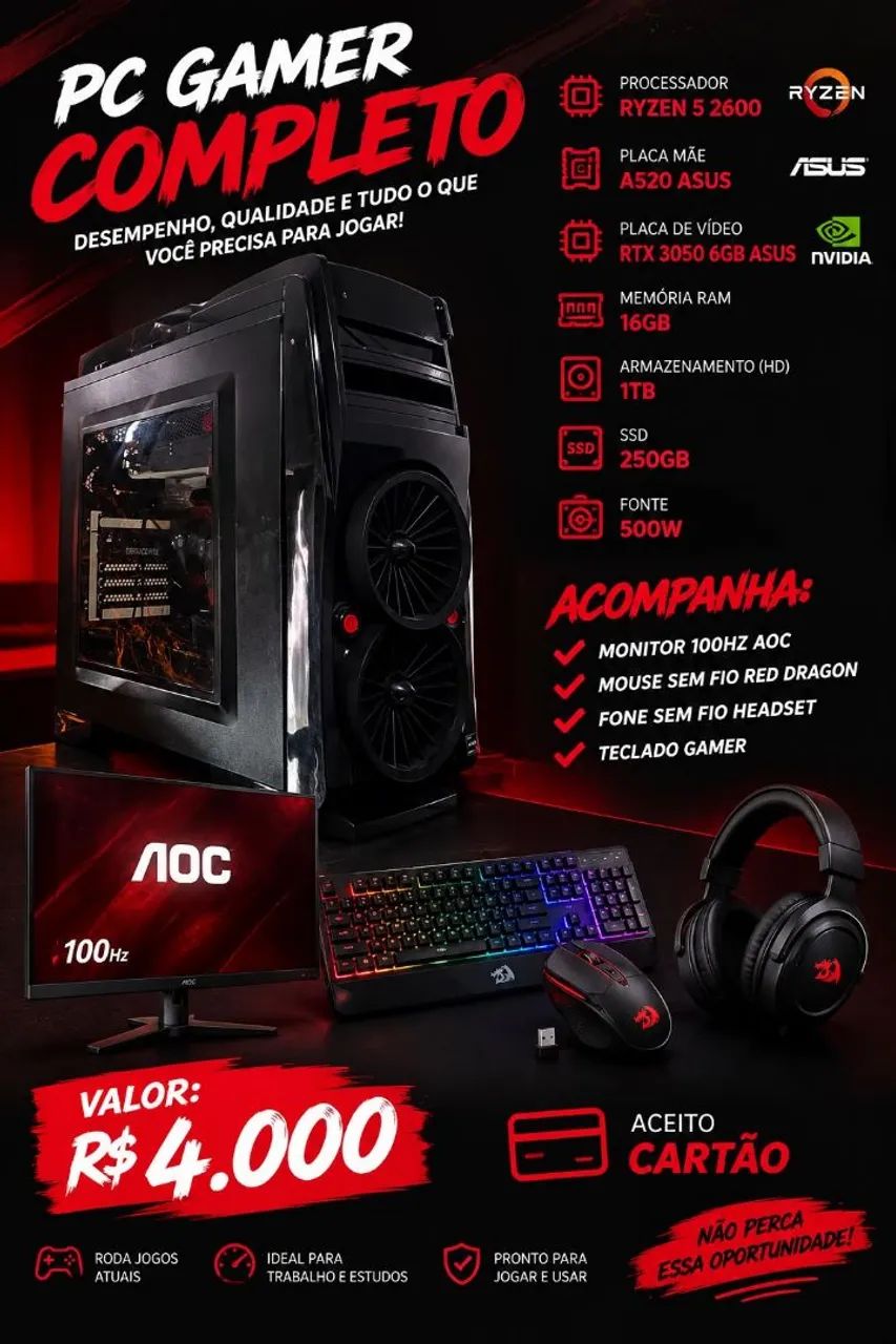PC gamer completo 