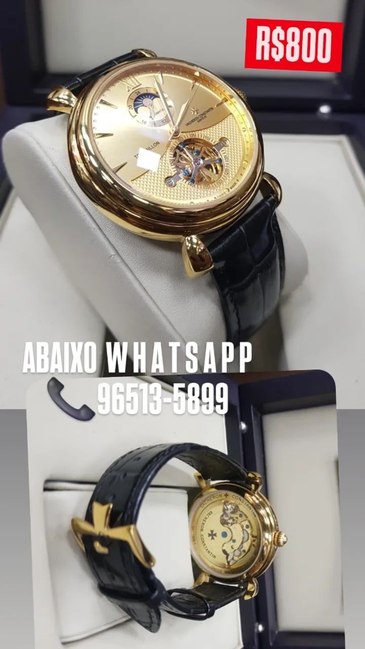 Relógio VACHERON CONSTANTIN TURBILHÃO AUTOMÁTICO  - ENTREGAMOS  - Foto 2