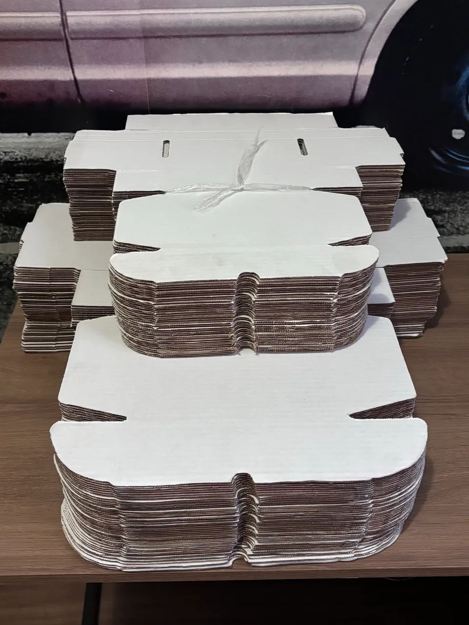 81 caixas de papelão branco 2 tamanhos - Foto 5