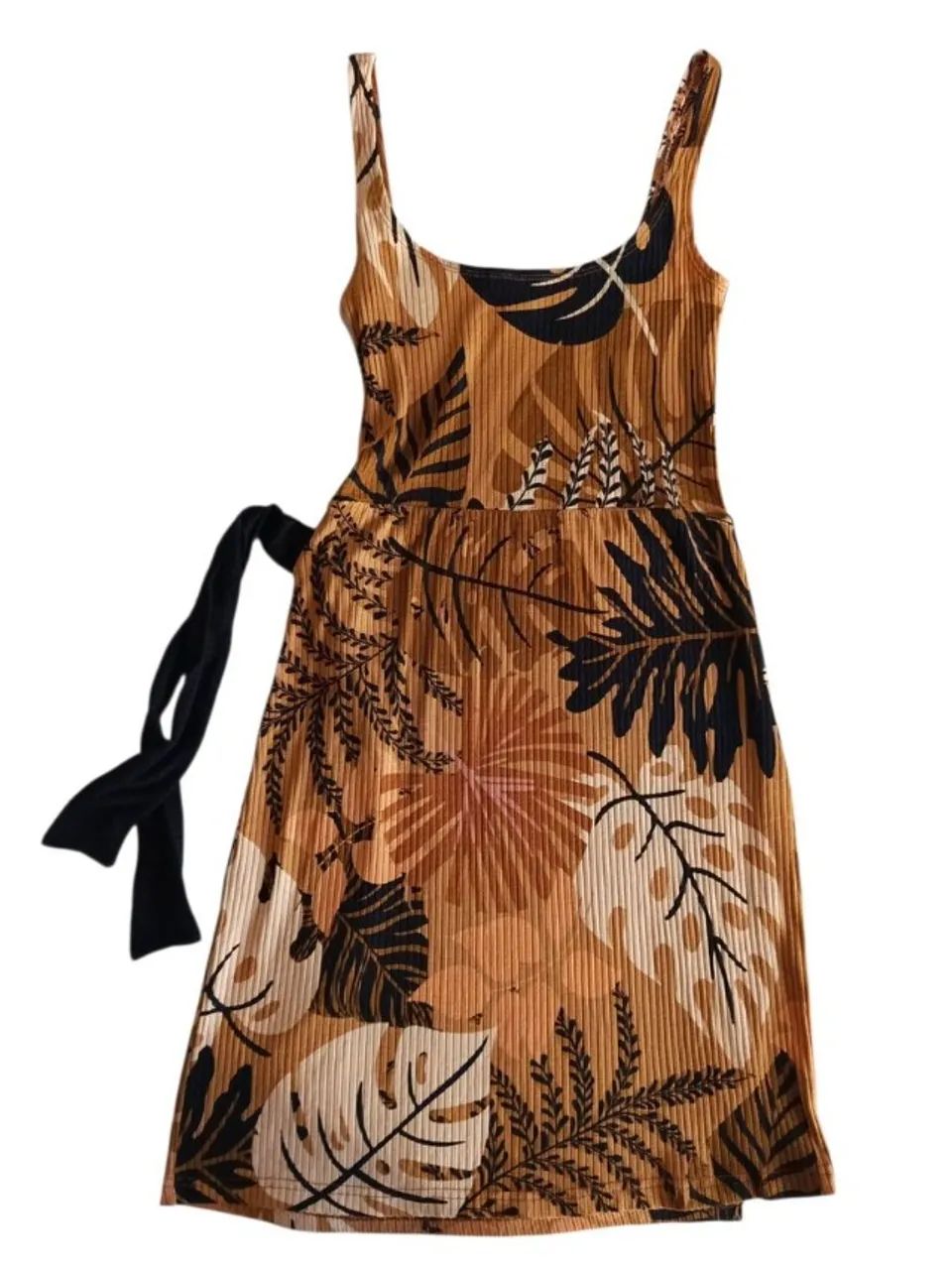Vestido midi FARM estampado P (USADO/PERFEITAMENTE CONSERVADO) - Foto 5