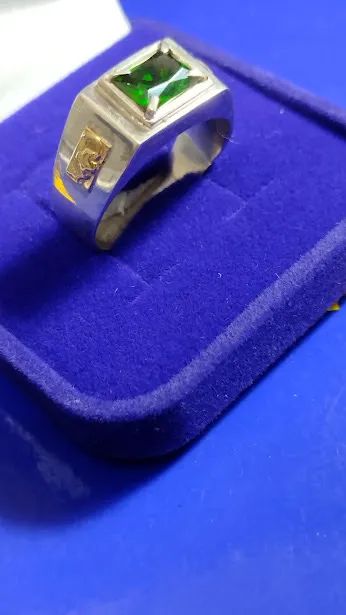 Anel de Formatura Prata 950 Todos Símbolos 18 Kilates - Foto 4