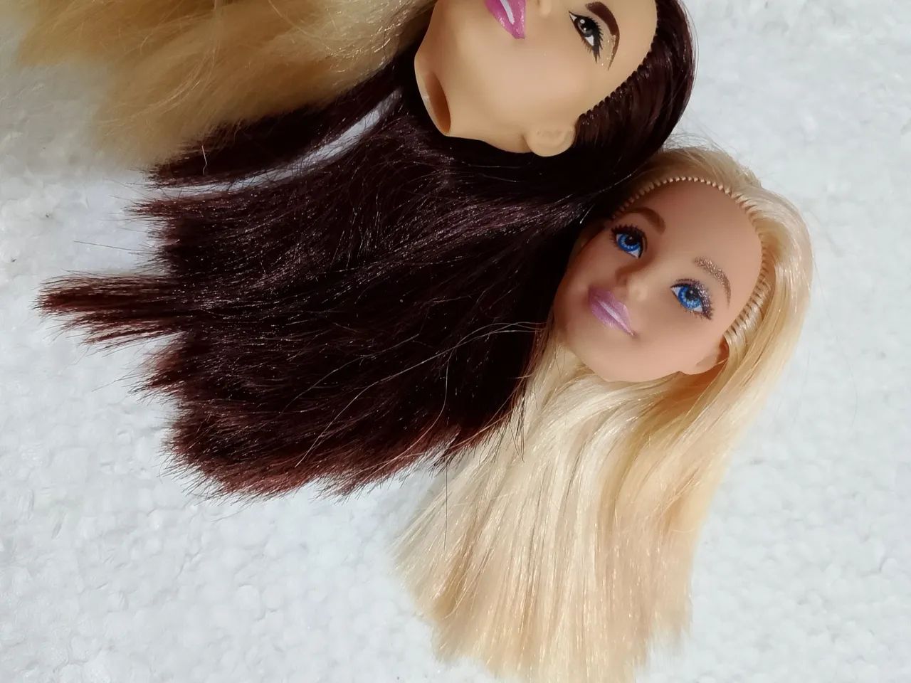 Lote de cabeças de bonecas Barbies Mattel  - Foto 5