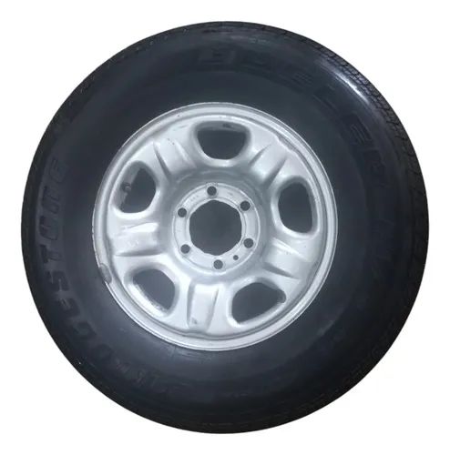 Roda Step 16 Com Pneu 245 70 R16 Chevrolet S10 Prateado - Foto 3