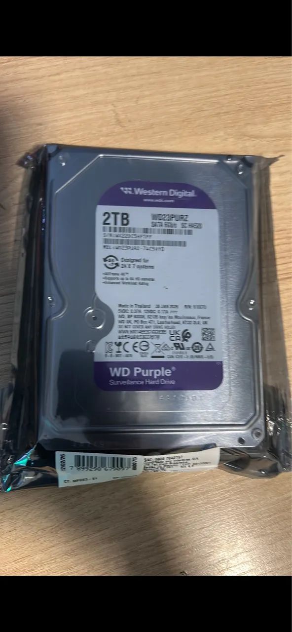 Hd 2tb western digital Purple 
