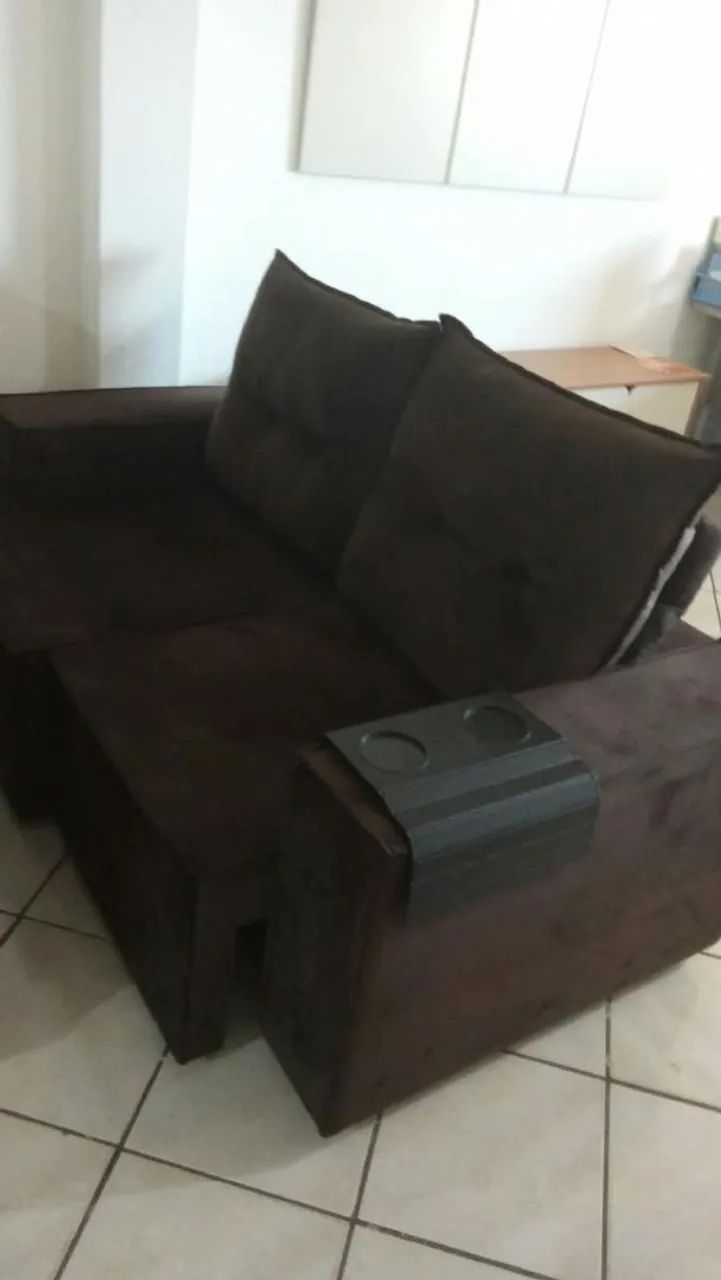 Sofá retrátil se 2 lugar 