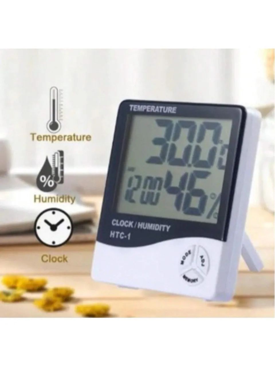 Termo Higrometro Medidor Temperatura Umidade Sensor Externo