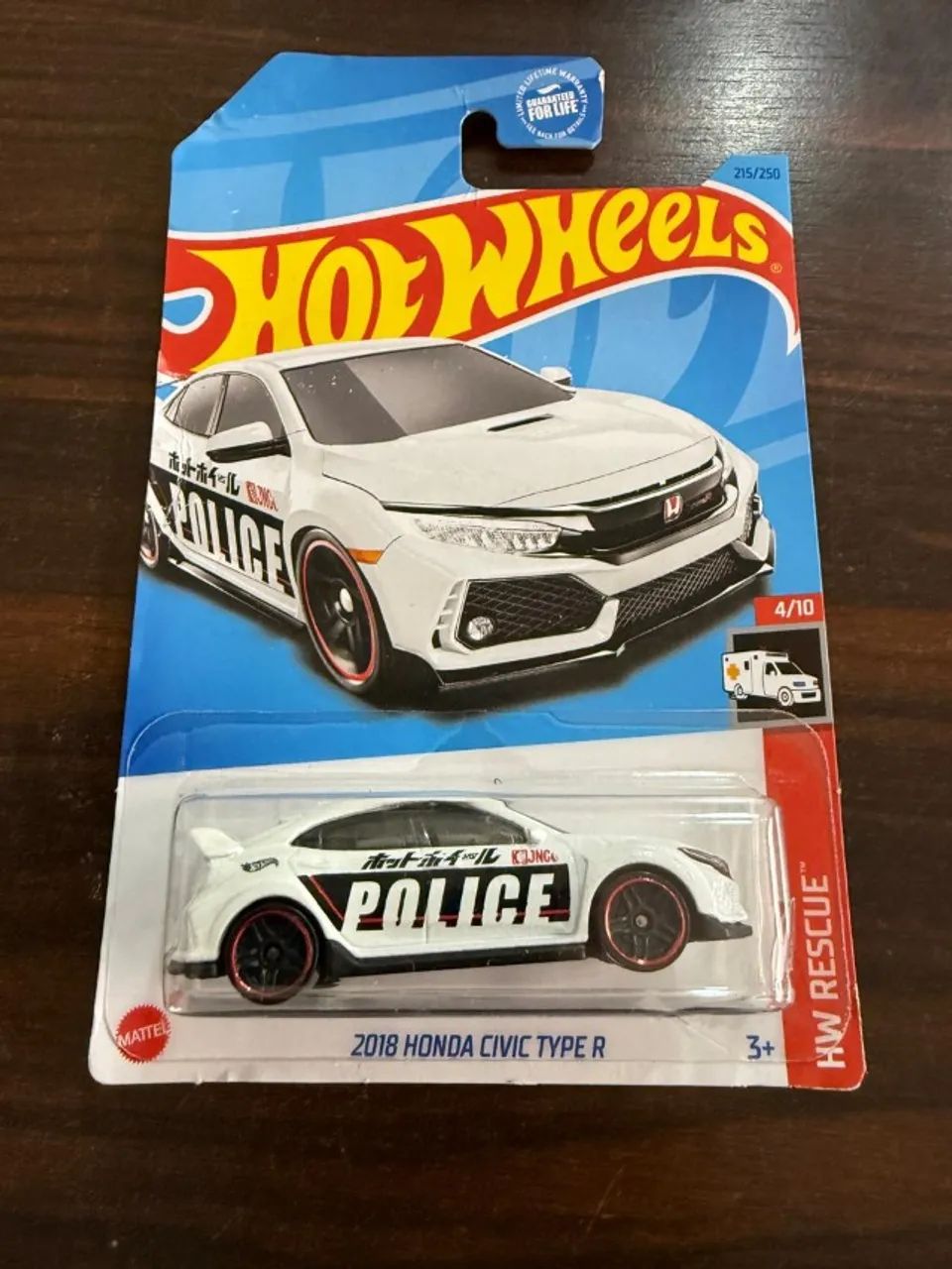 Hot Wheels - Honda Civic Type R 2018 - Police 