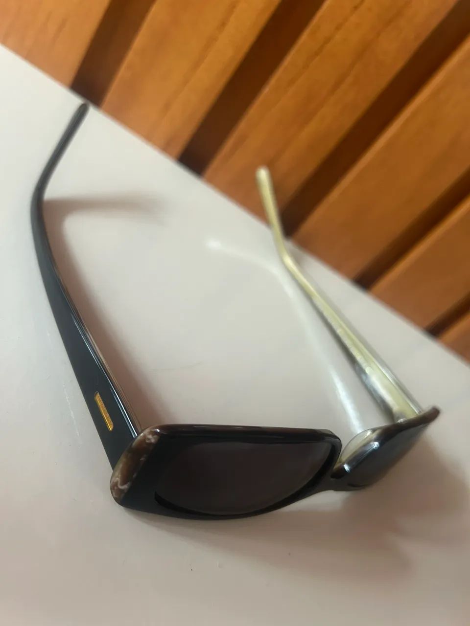 Óculos de Sol com Armação A. Falconi - Acetato Preto - Foto 2