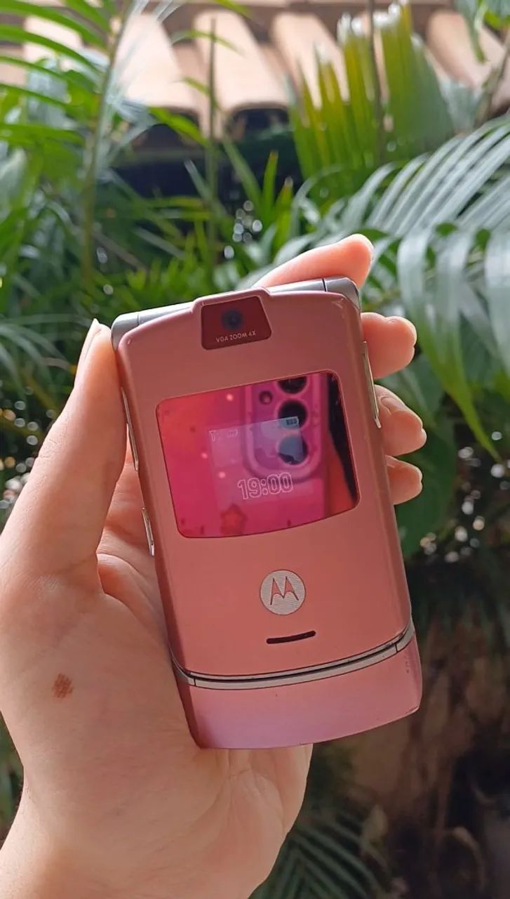 Motorola v3 rosa completo na caixa  - Foto 2