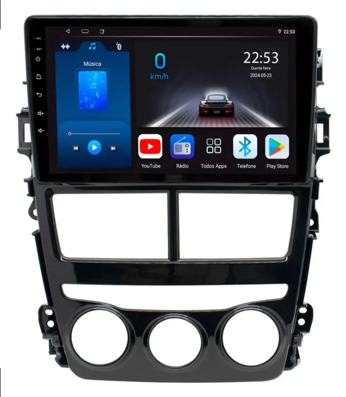 Central Multimídia / Car DVD Navigation (Android com tela capacitiva) - Foto 3