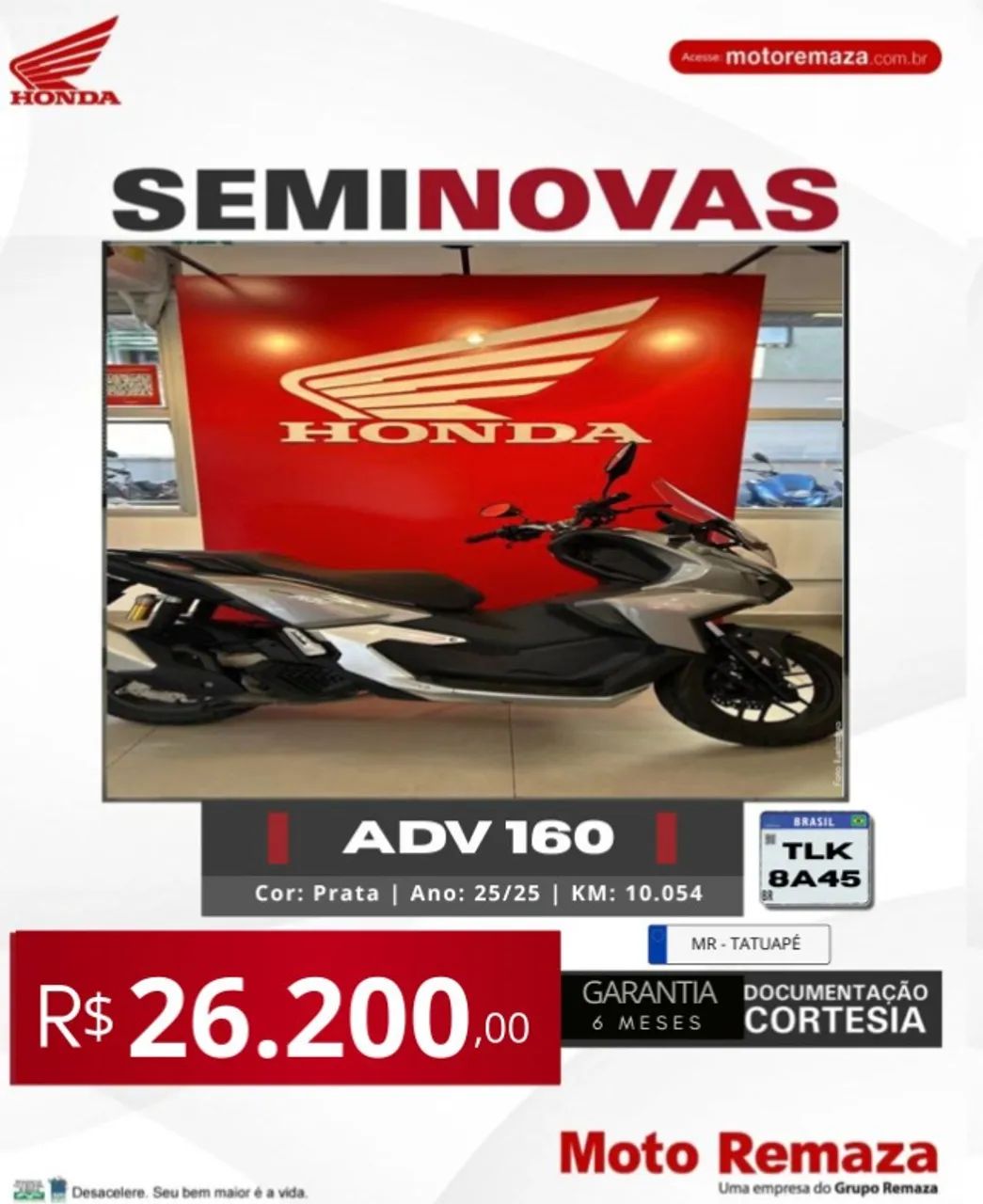 ADV 160 2025 ( TRANSF GRÁTIS )