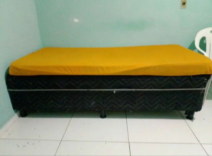 CAMA BOX + COLCHÃO em perfeito estado! - Foto 3