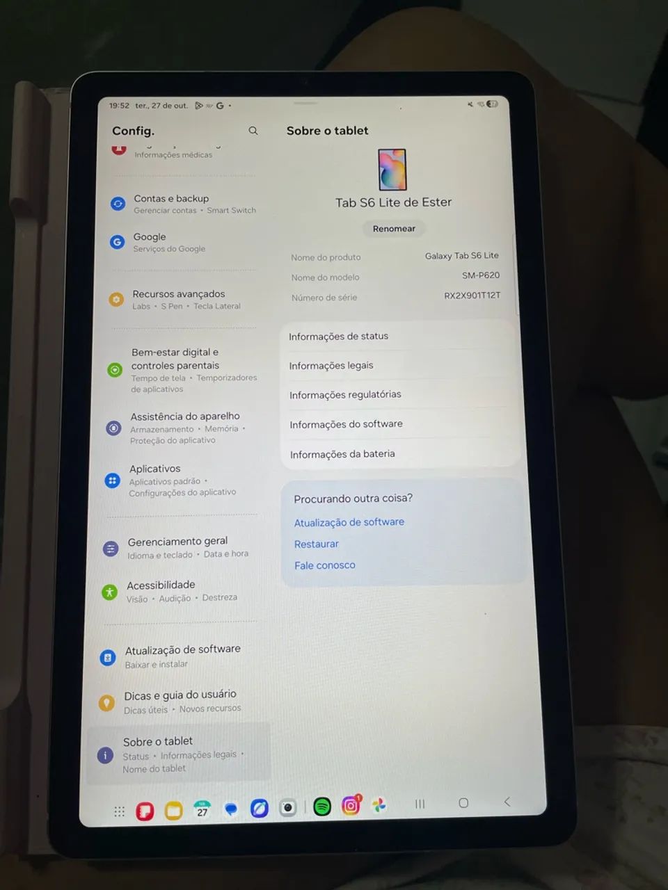 Tablet Samsung S6 tab com caneta - Foto 2