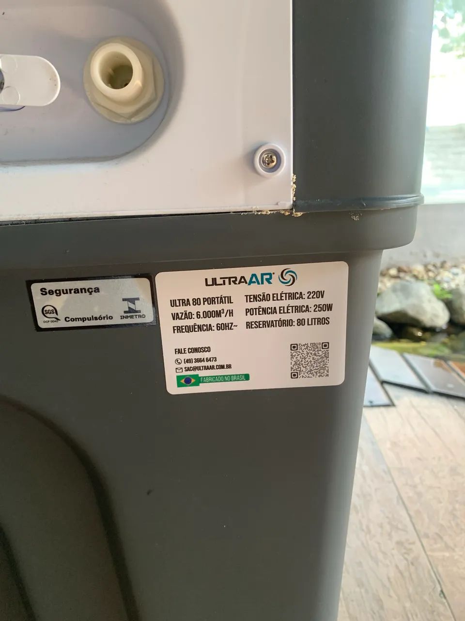Climatizador de ar 80 litros 