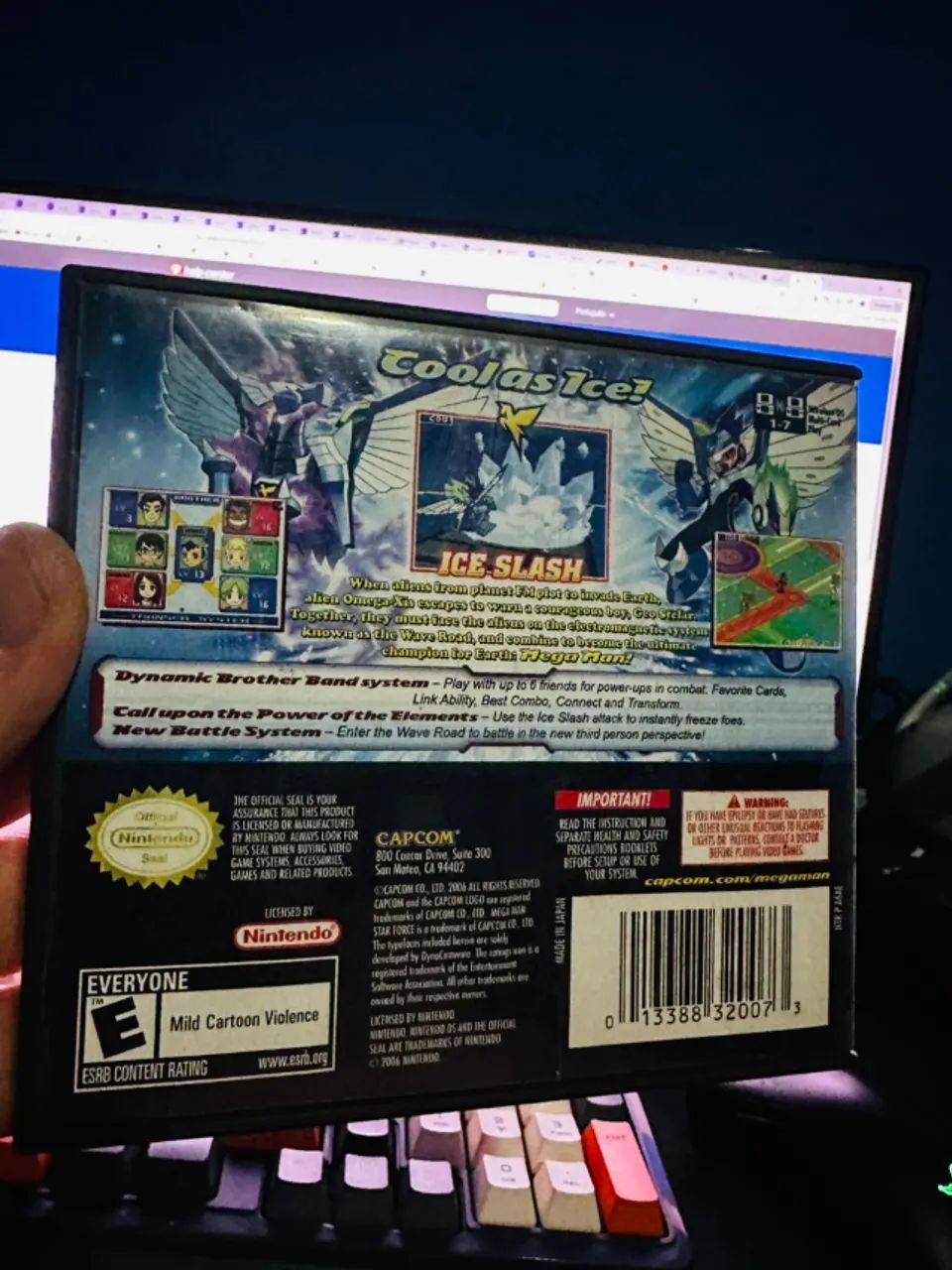 2 jogos megaman star force pegasus + zerker x ninja para nintendo ds originais - Foto 3