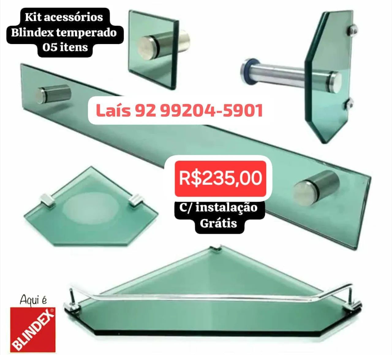 Blindex Bathroom Kit