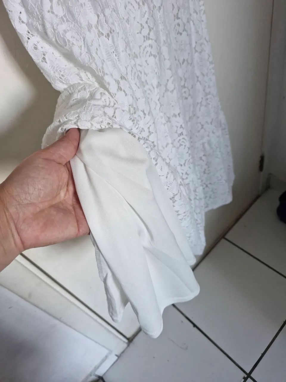 Vestido Longo em Renda Branca - Estilo Sereia & Boho Chic ? - Foto 5