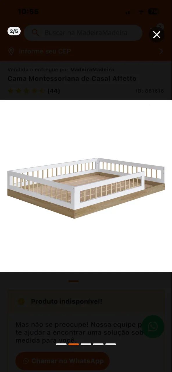 Cama montessoriana casal  - Foto 3