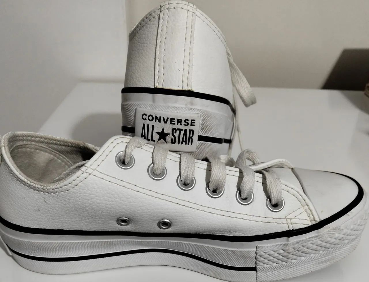 All star couro plataforma - Foto 2