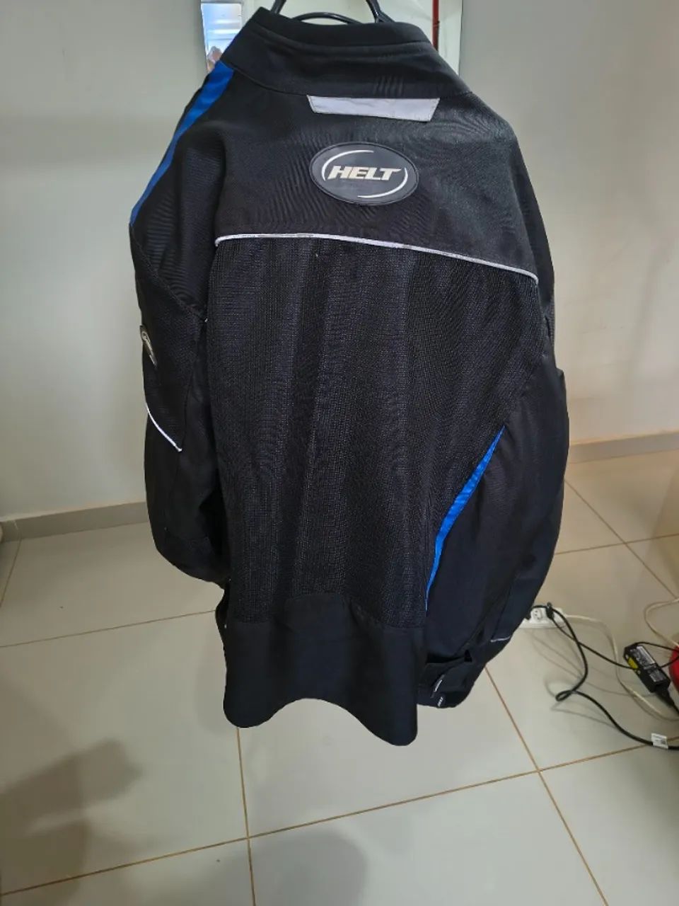 Conjunto Jaqueta e calça de proteção moto, impermeavel, original helmet - Foto 4