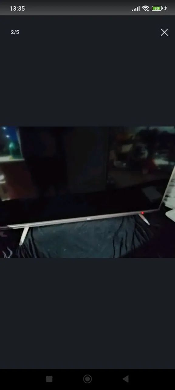 Smart tv 4 k 55 pol com defeito - Foto 4
