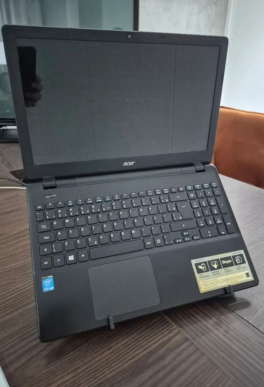 Notebook Acer I5 Intel 6 ram 1 tb, 15' - Precisa de bateria. Perfeito e no VALOR MÍNIMO  - Foto 2