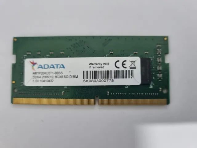 Memória RAM Notebook ADATA 8GB DDR4 2666MHz (PC4-21300)
