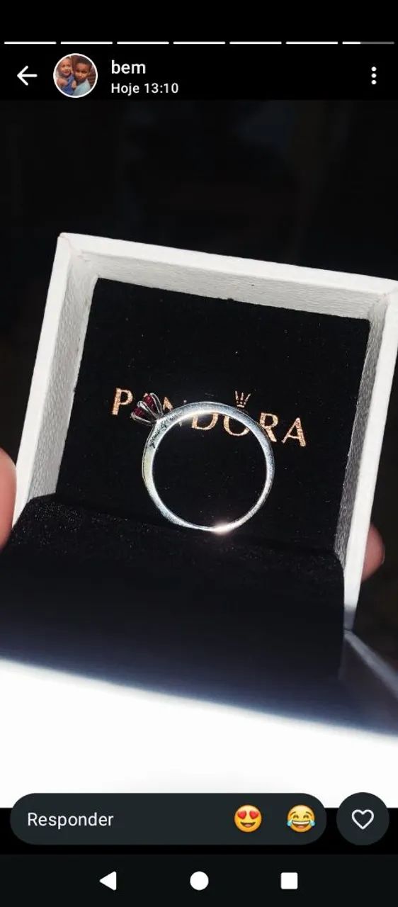 anel plata da pandora - Foto 2