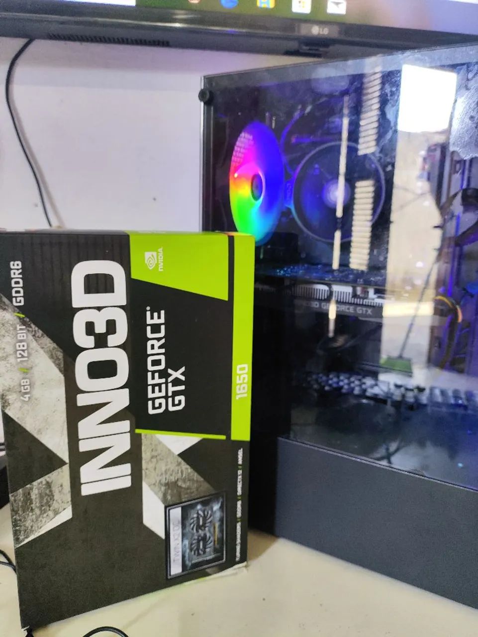 Placa de vídeo GTX 1650 4GB 