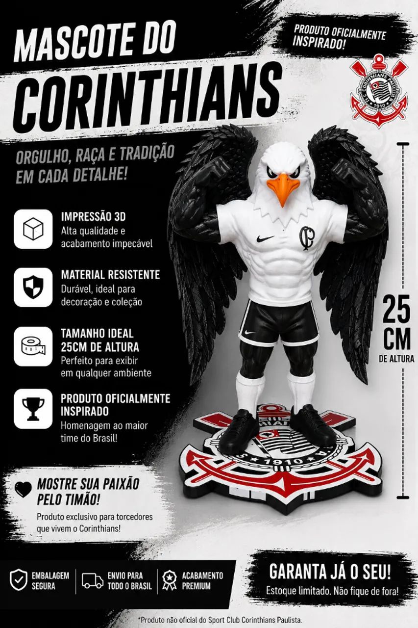 MASCOTE CORINTHIANS GAVIÃO
