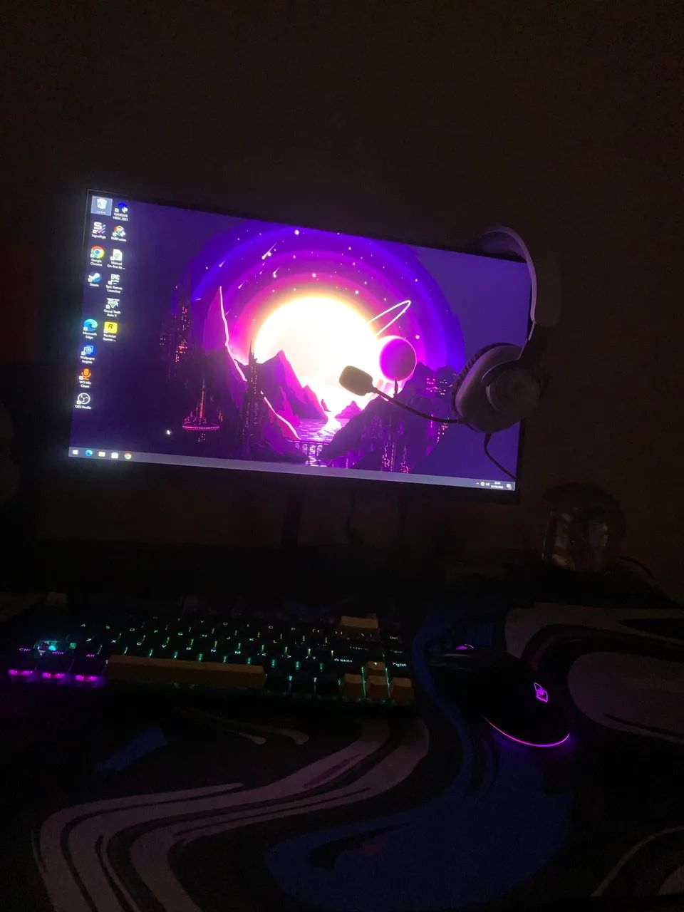 Pc gamer com  water cooler 16gb ram 8 gb de placa d vídeo  - Foto 4