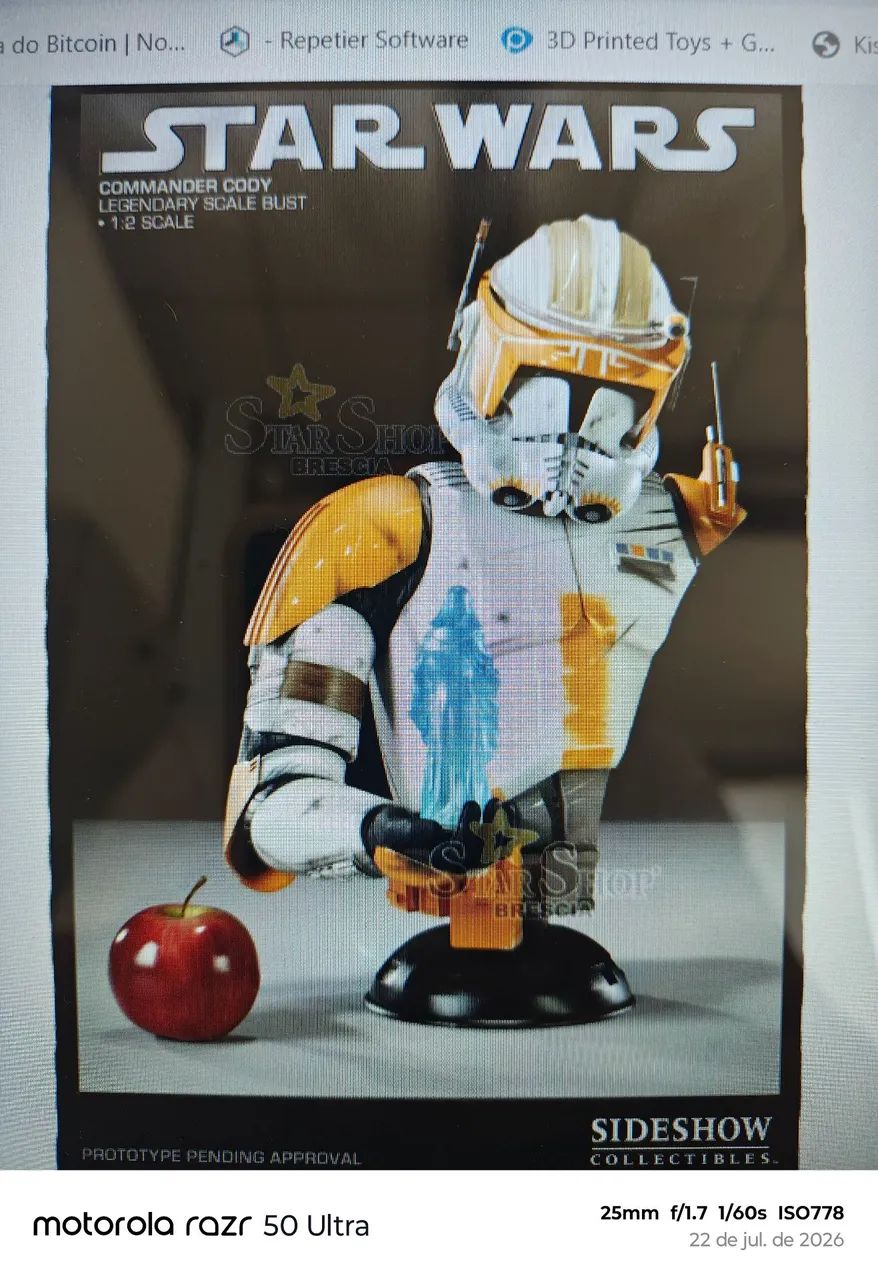 Sideshow Comandar Cody escala 1/2