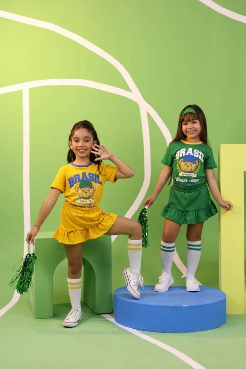 Blusas e looks do Brasil infantil  - Foto 5
