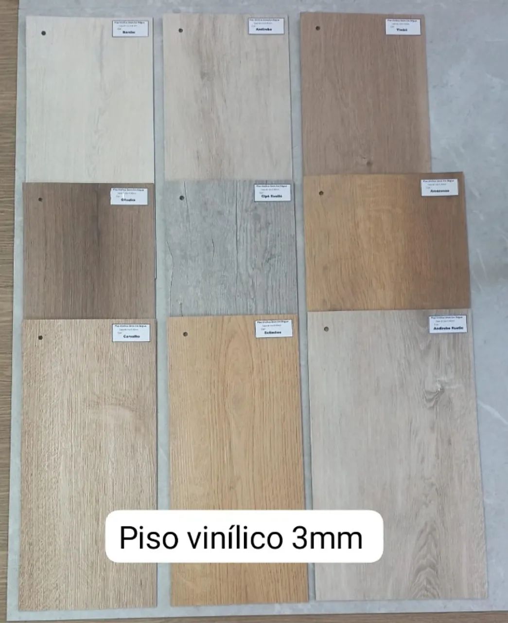 Piso vinilico 3mm Comercial- 59,90m2