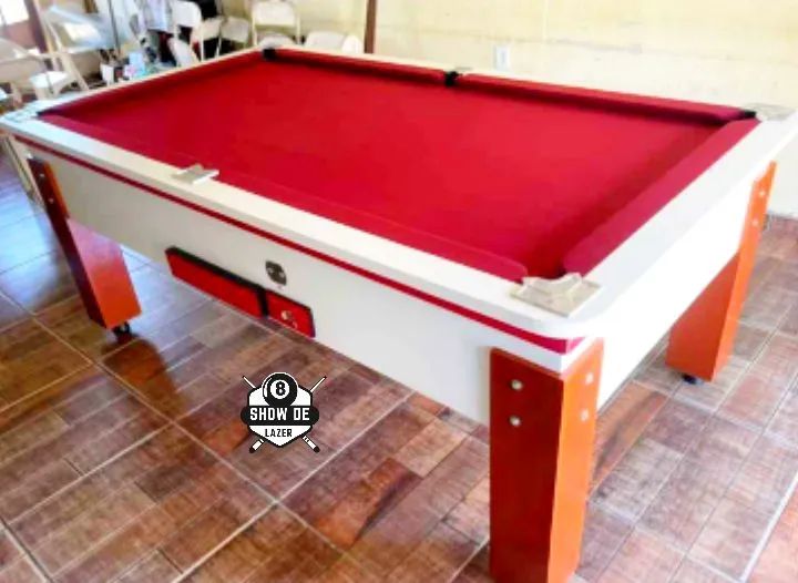 Sinuca Comercial Cor Branca Com Ficheiro  - Foto 2