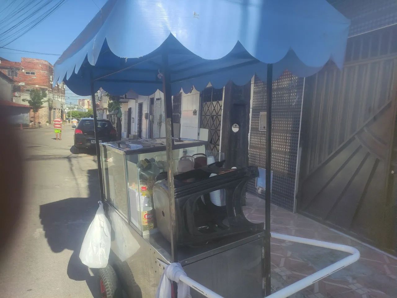 Vende um carinho de pipoca inox semi novo  - Foto 2