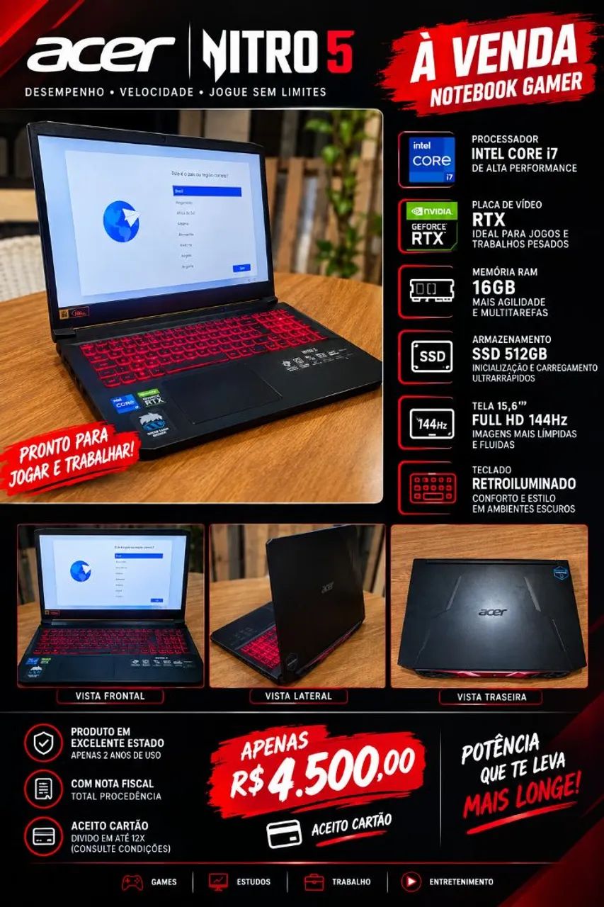 NOTEBOOK ACER NITRO 5
