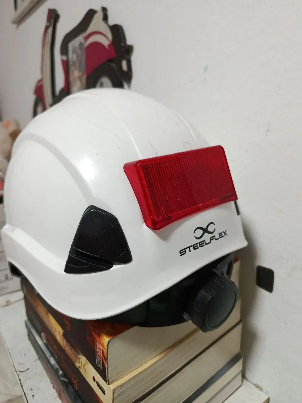 Capacete steelflex resgate , branco 