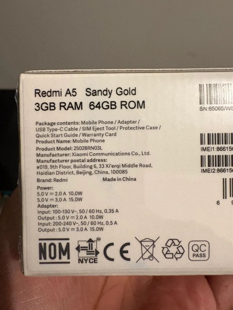 Celular Xiaomi Redmi A5 - Sandy Gold  - Foto 3