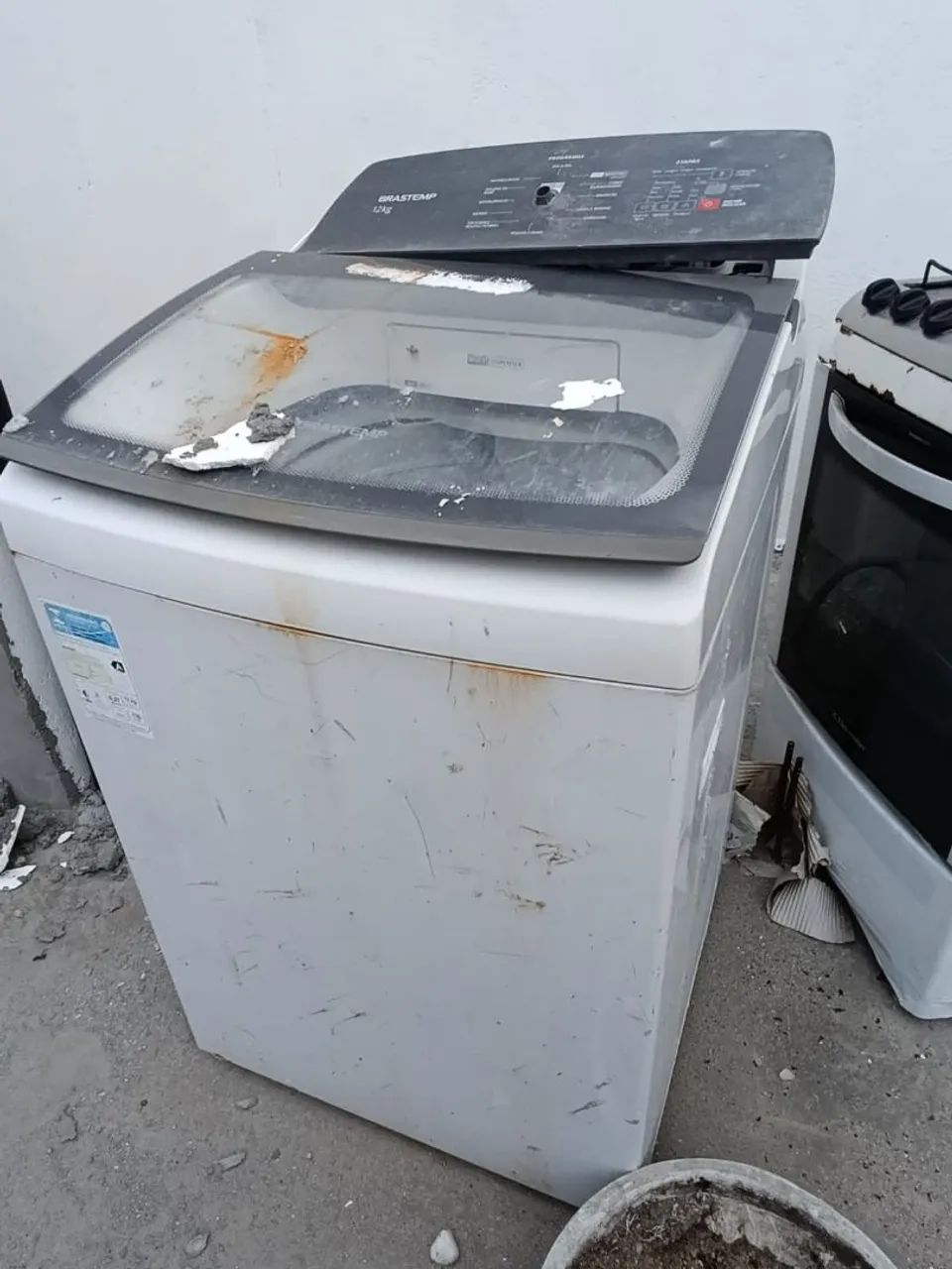 Sucata máquina de lavar 