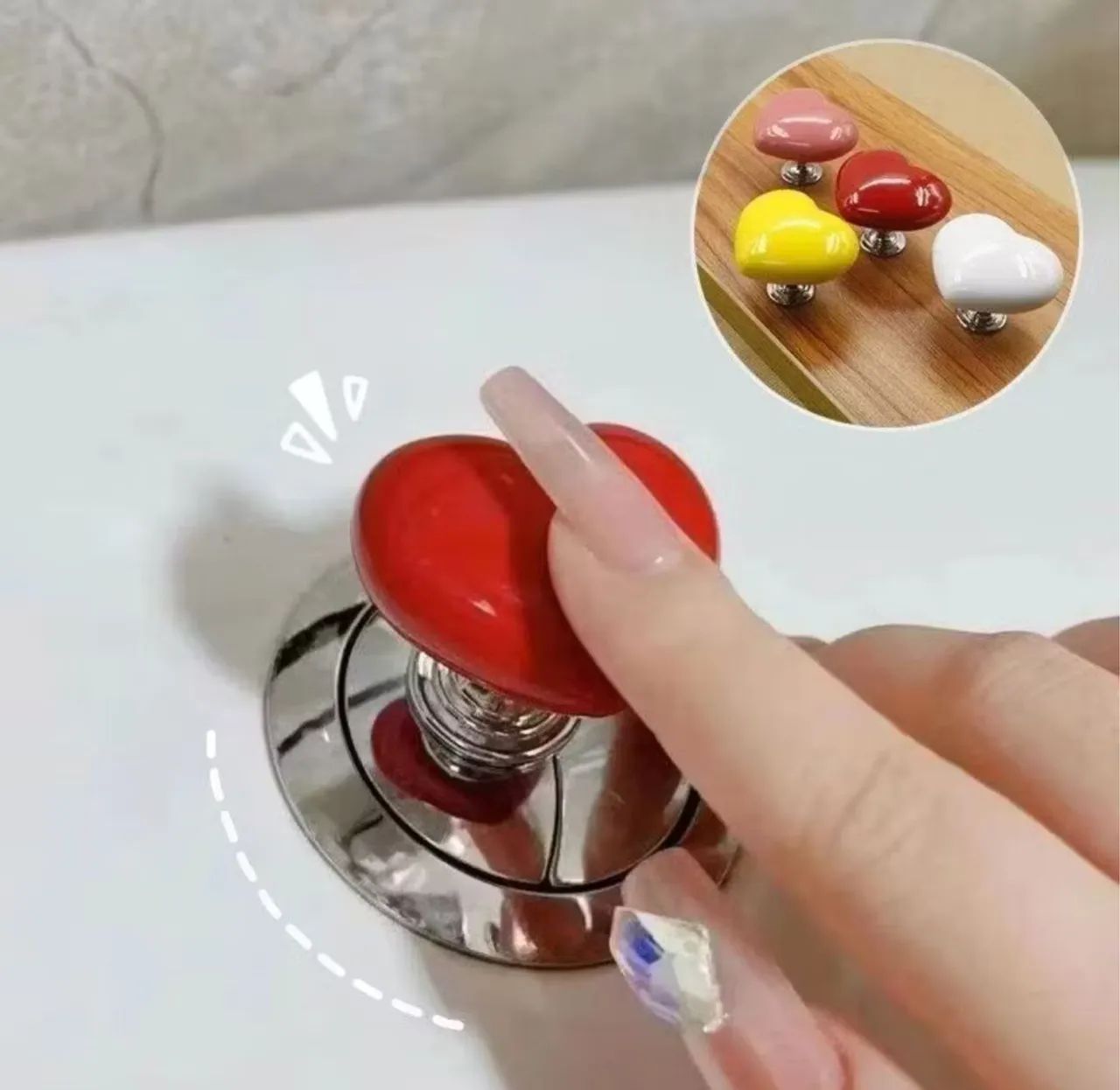 Flush button
