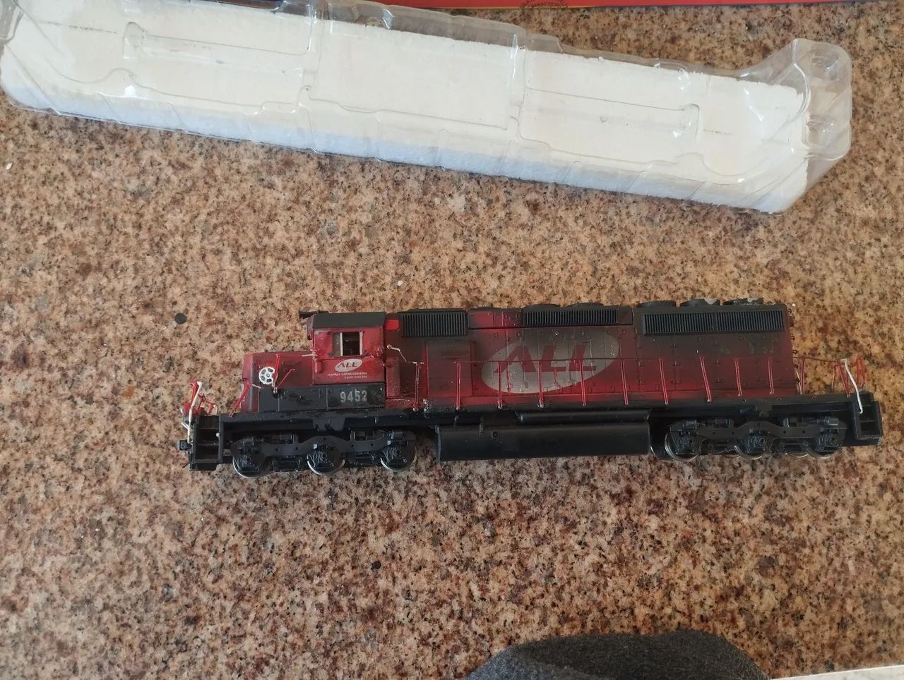 Locomotiva da ALL com decolder escala 1/87 - Foto 2